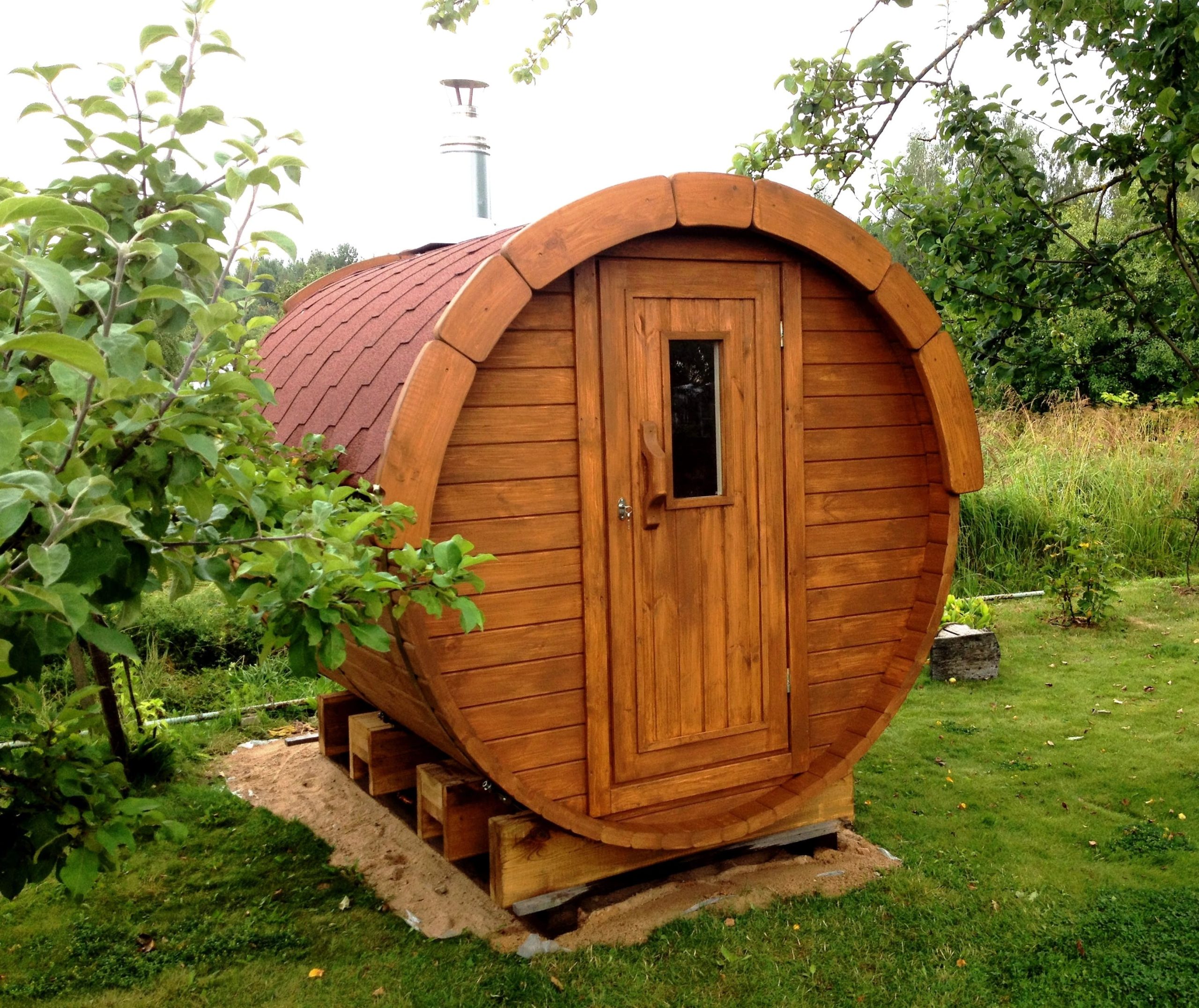 Sauna Barril 2.4 m Ø 1.97 m