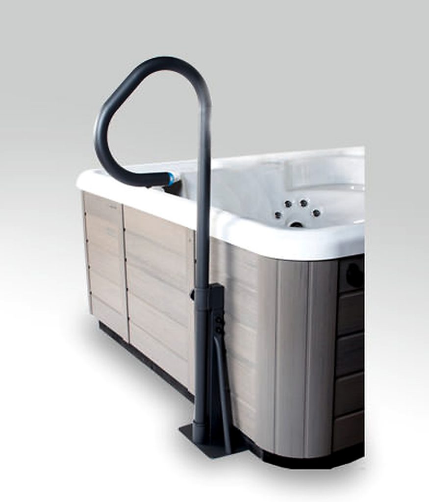 Barandilla acceso Spa con LED