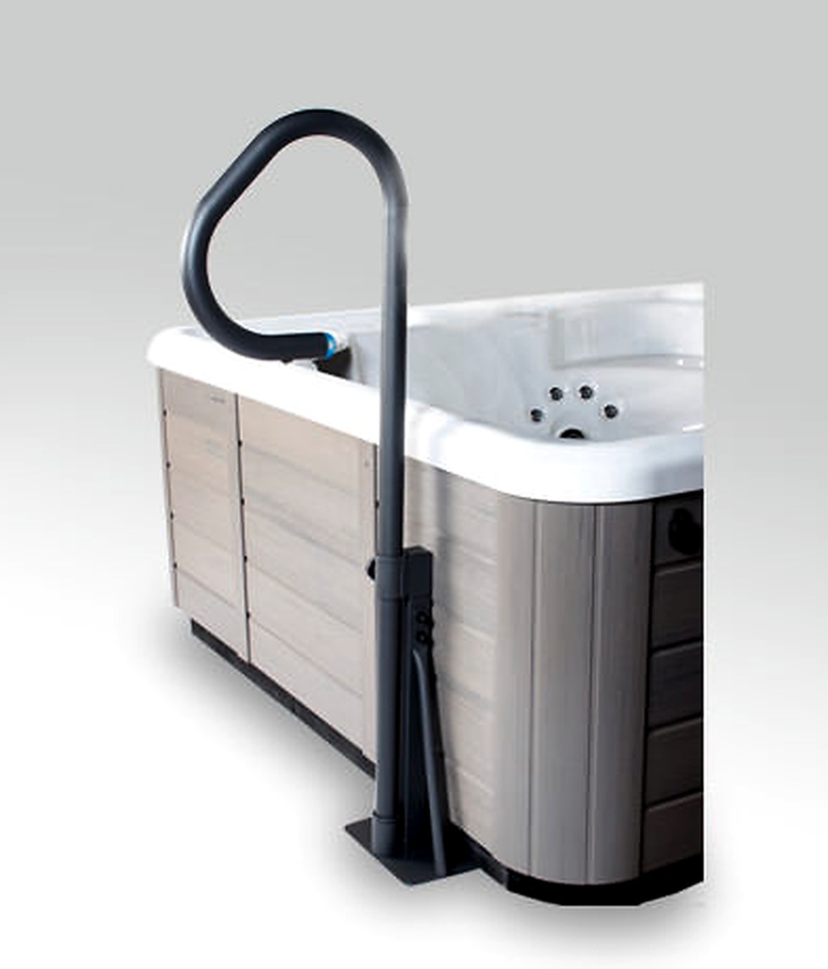 Barandilla acceso Spa con LED