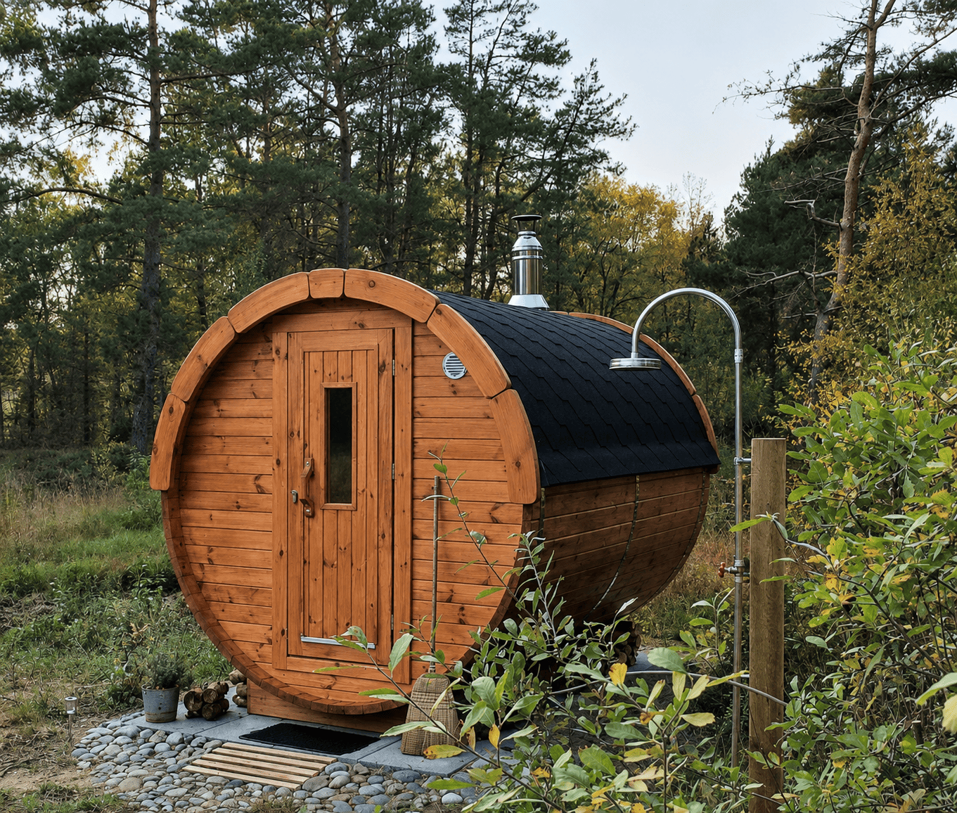 Sauna Barril 1.7 m ø 1.97 m