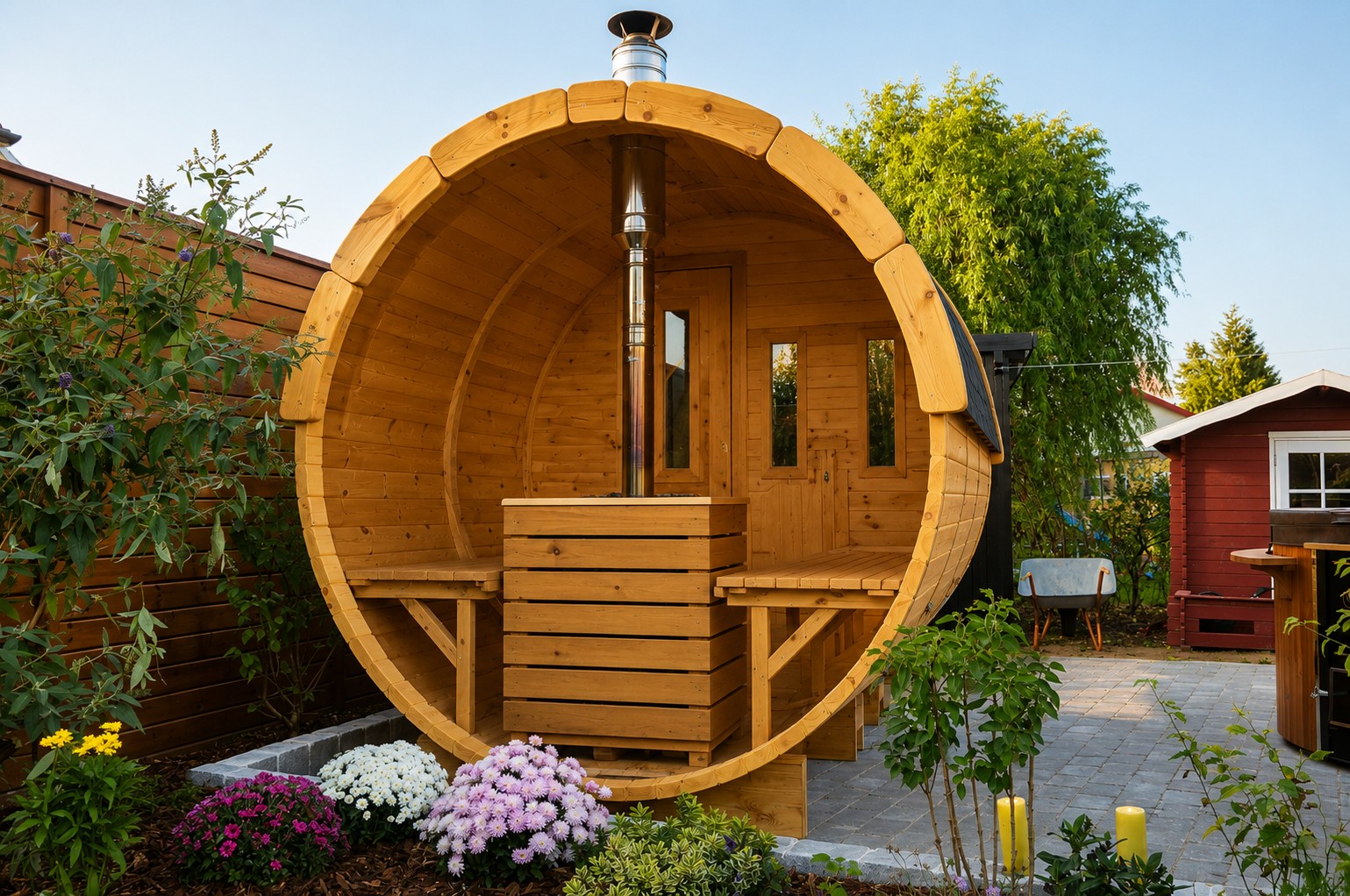 Sauna Barril 4.0 m ø 1.97 m