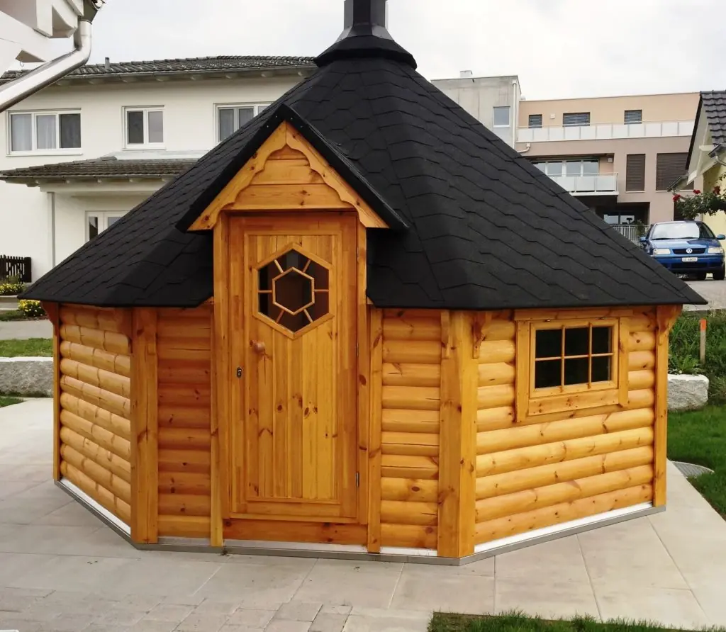 Sauna Cabin 16.5 con barbacoa