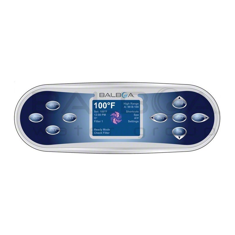 Sistema de control BP2100 Balboa con Microsilk
